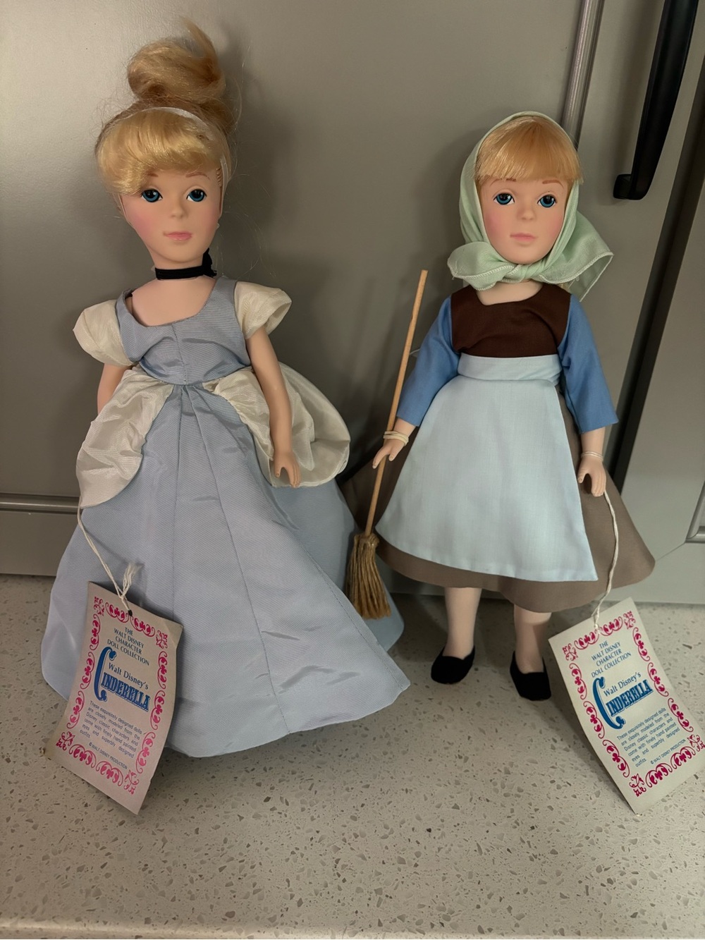 Vintage Disney Cinderella Dolls. Original Cinderella & Poor